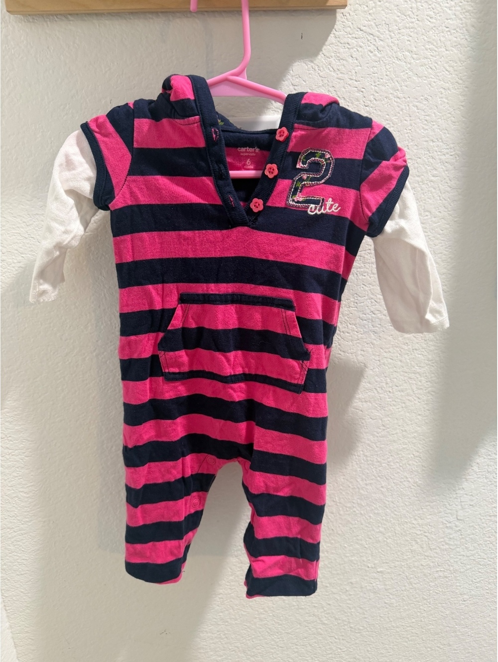 Y2K Carters vintage 2 cute baby romper size 6 months
